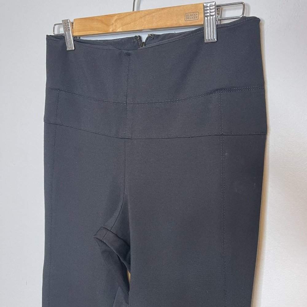 Veronica Beard Black Harlequin High Waisted Back Zip Stretch Trouser Pants 6 - Picture 5 of 8